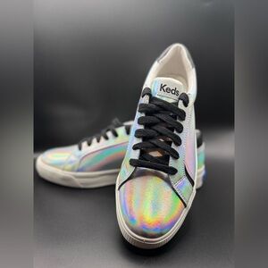 Keds Iridescent Silver Sneakers NEW WITHOUT BOX.